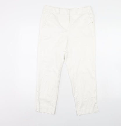 TU Womens White   Trousers  Size 10 L26 in