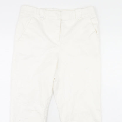 TU Womens White   Trousers  Size 10 L26 in
