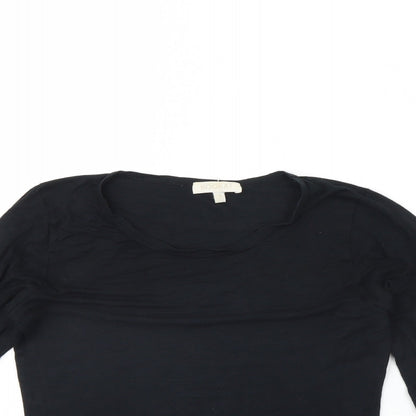 Womens UK Size XS Kookai Black Basic Tank