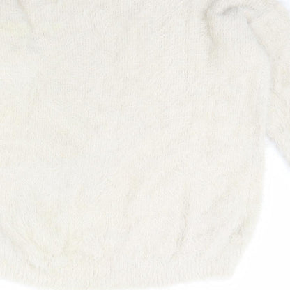 Womens UK Size 8 New Look Ivory Pullover Jumper