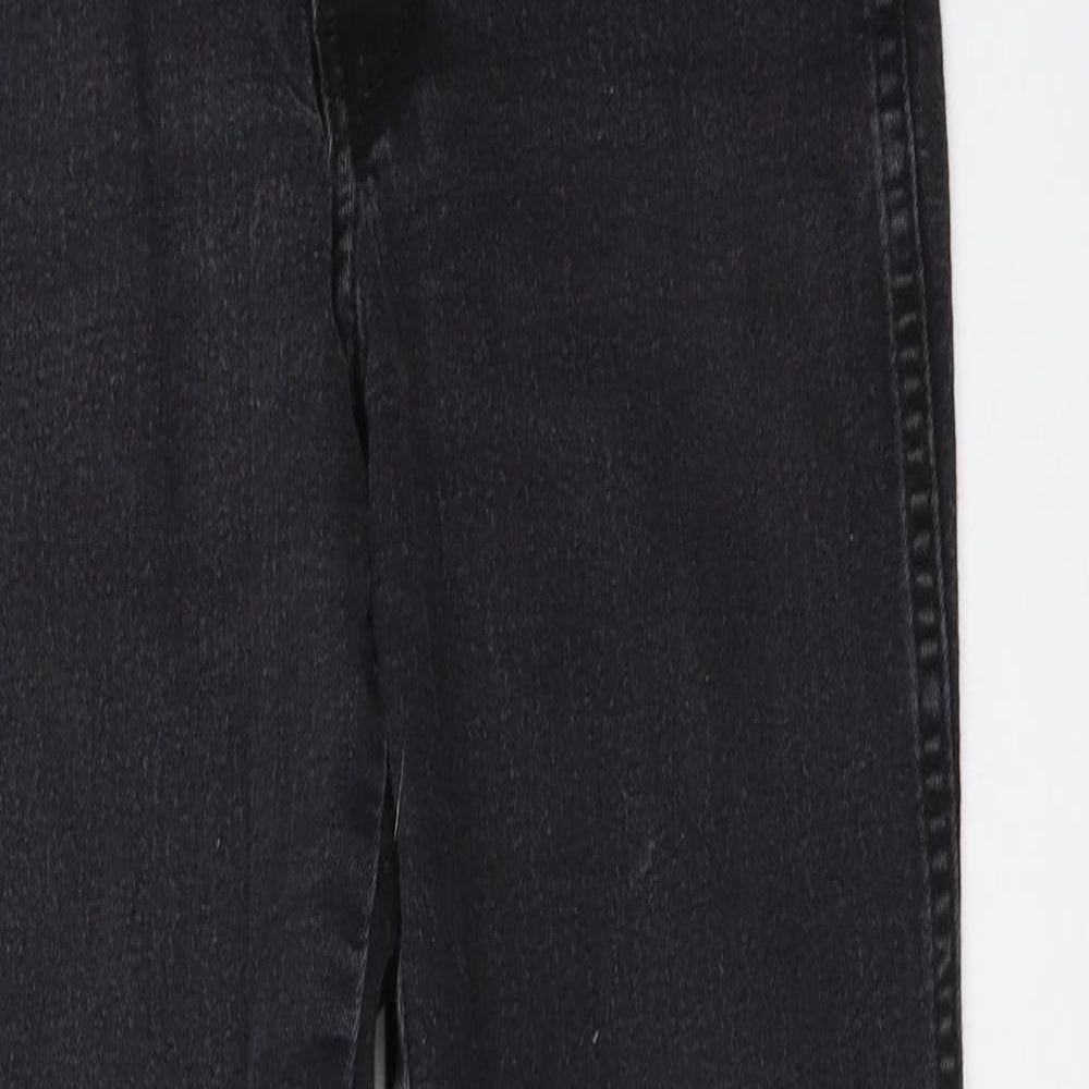 Womens UK Size 27 in H&M Regular Fit Skinny Black Jeans