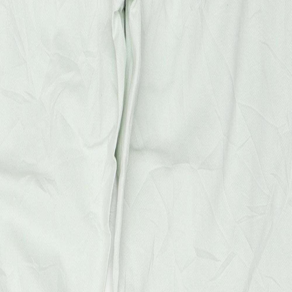 Womens UK Size 33 in Preworn Regular Fit Capri Green Trousers