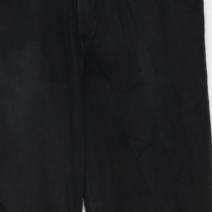 Gourd Womens Black   Trousers  Size 33 in L27 in