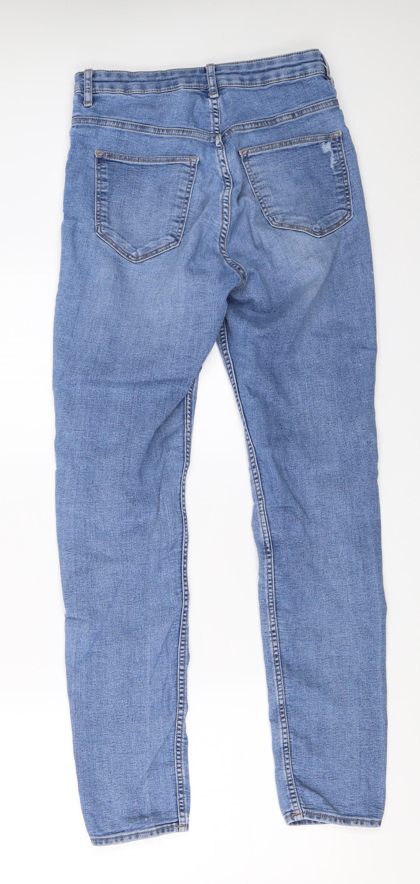 Womens UK Size 38 H&M Regular Fit Skinny Blue Jeans