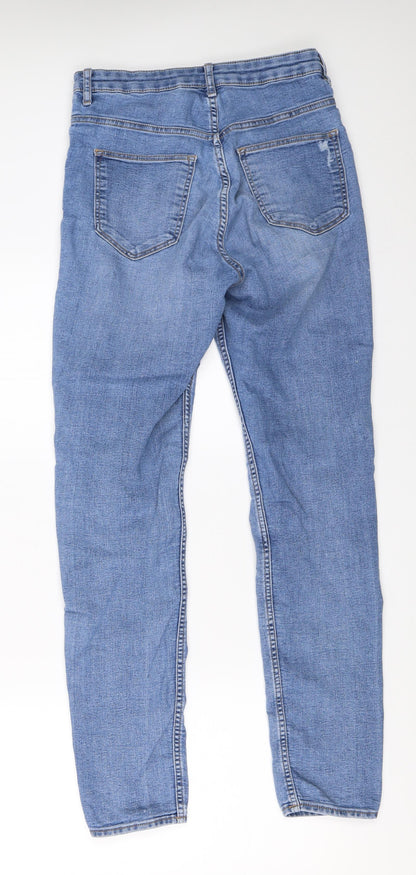 Womens UK Size 38 H&M Regular Fit Skinny Blue Jeans