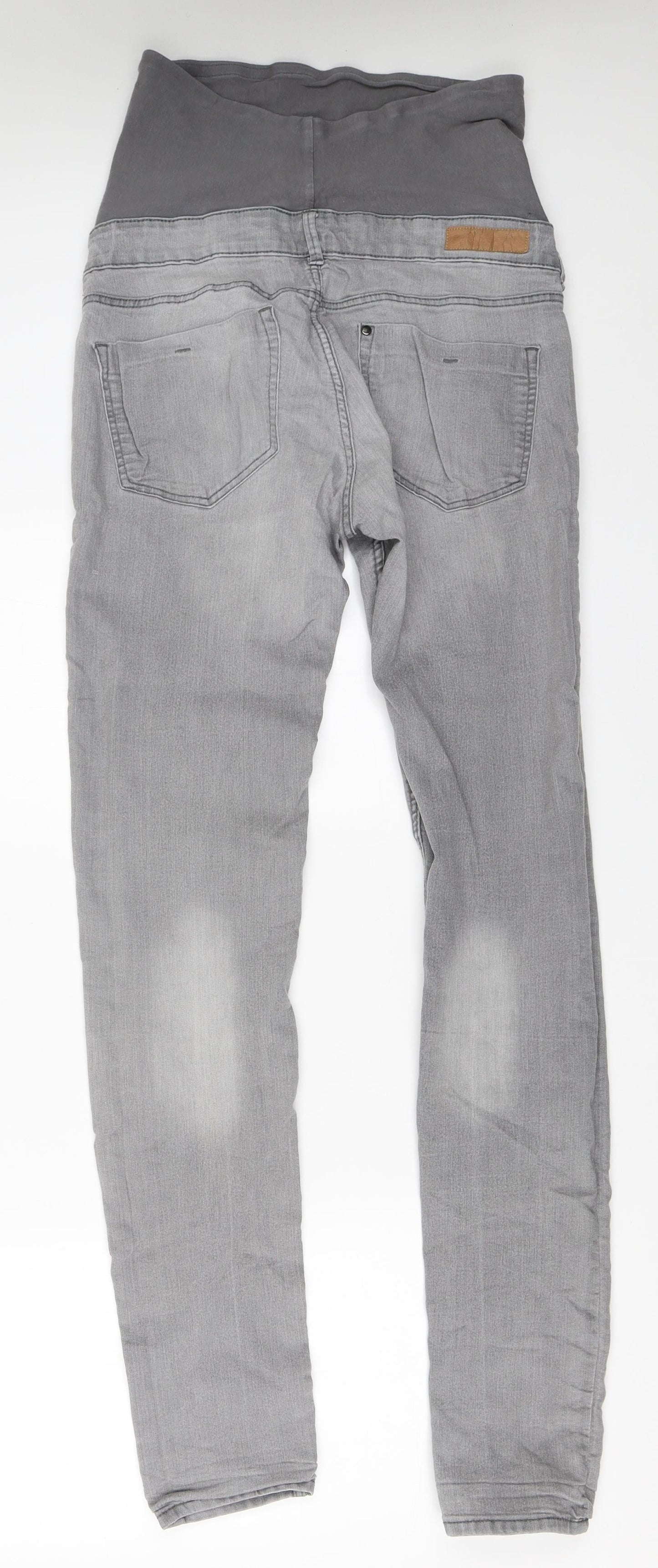Womens UK Size 38 H&M Regular Fit Skinny Grey Jeans