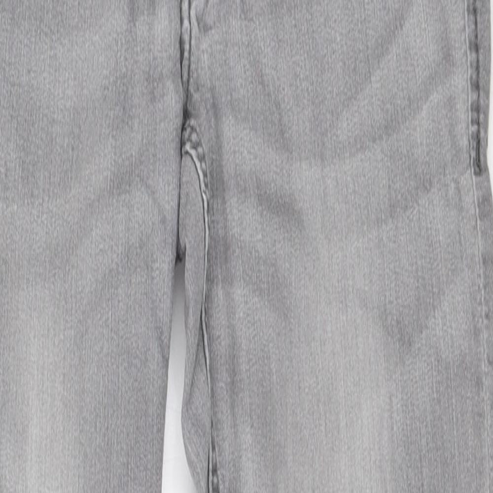 Womens UK Size 38 H&M Regular Fit Skinny Grey Jeans