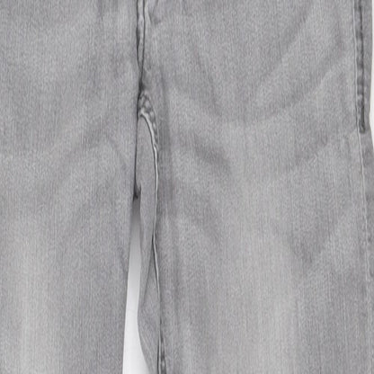 Womens UK Size 38 H&M Regular Fit Skinny Grey Jeans