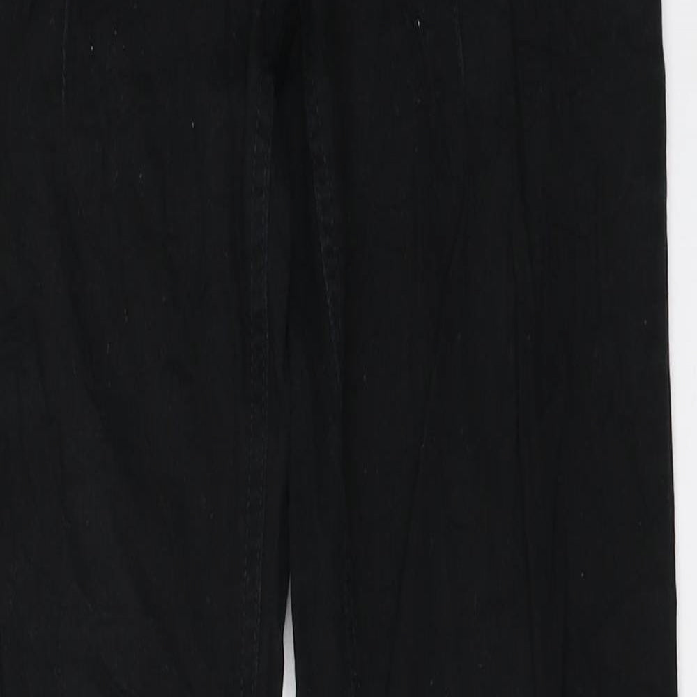 Womens UK Size 38 H&M Regular Fit  Black Trousers