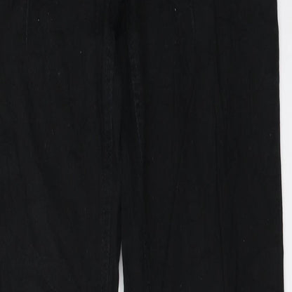 Womens UK Size 38 H&M Regular Fit  Black Trousers