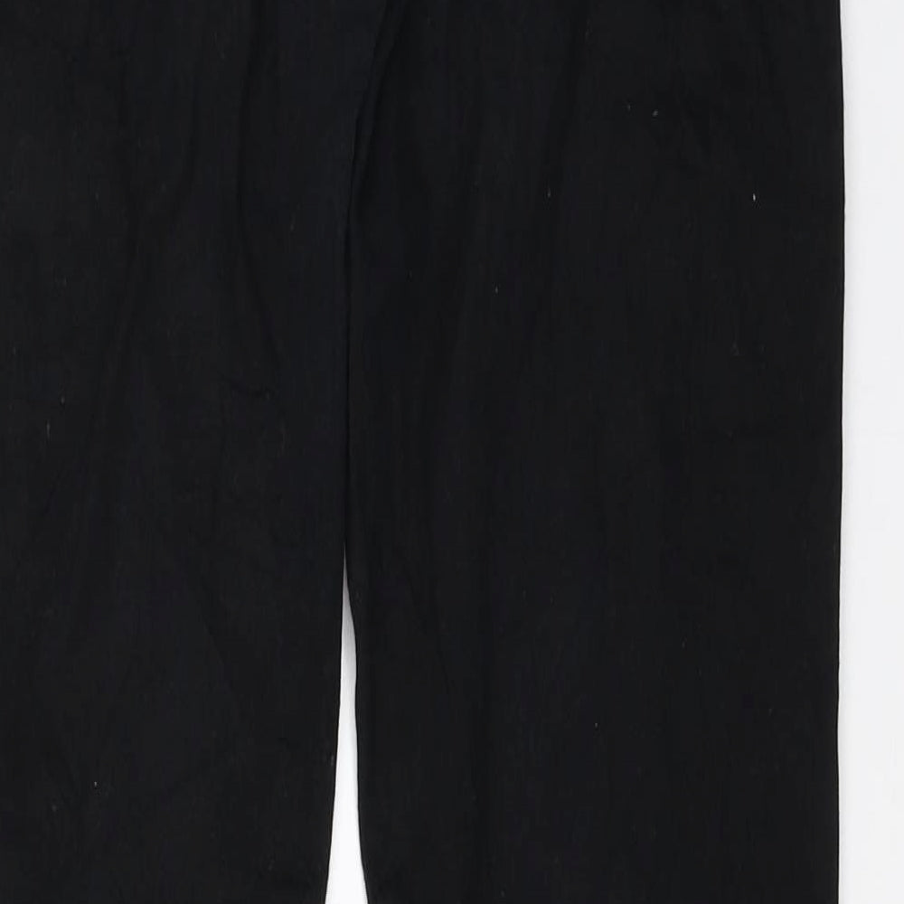 Womens UK Size 38 H&M Regular Fit  Black Trousers