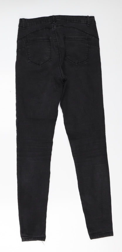 Womens UK Size 38 Goodies Regular Fit Skinny Black Jeans