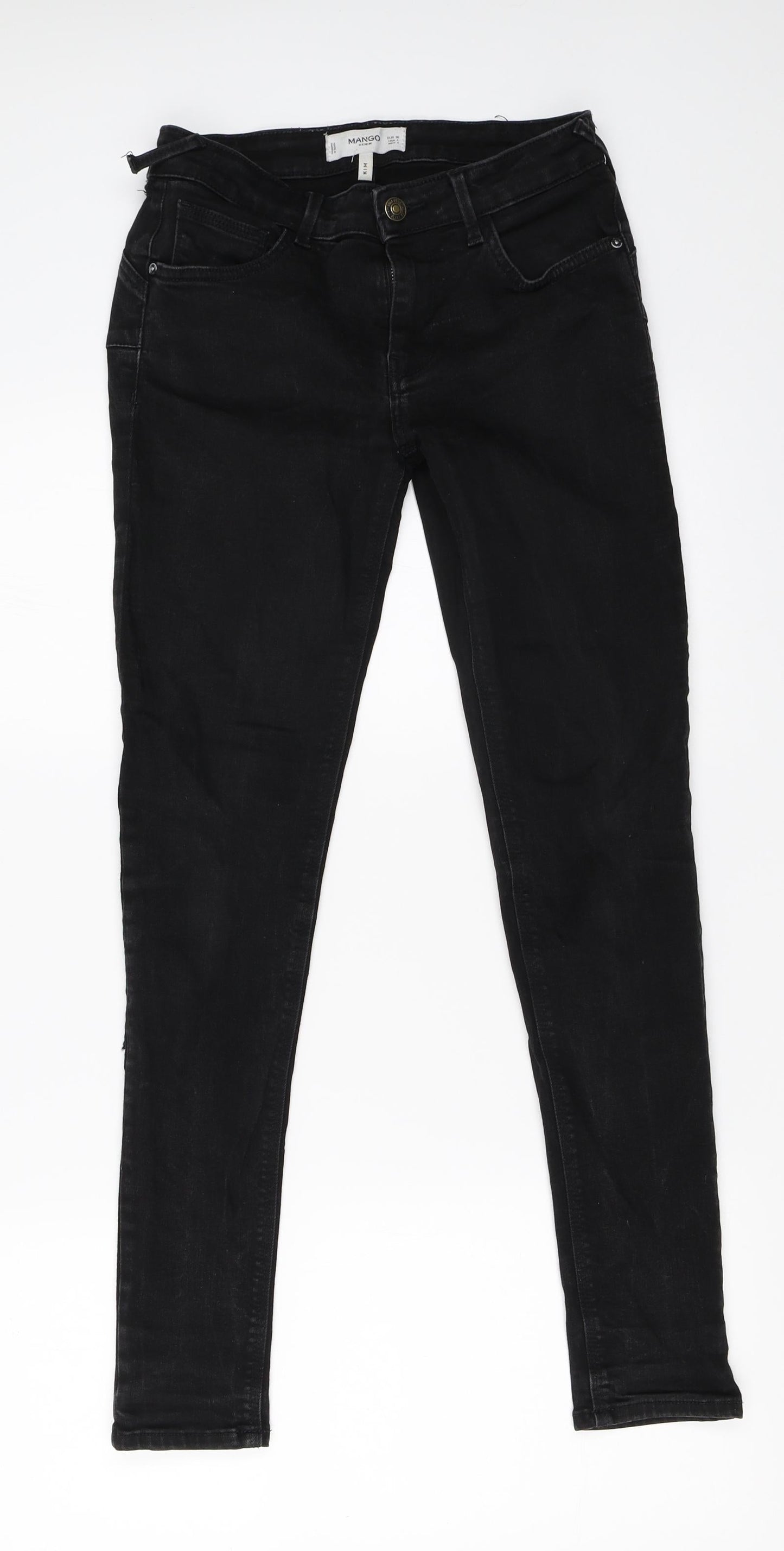 Mango Womens Black   Skinny Jeans Size 36 L27.5 in
