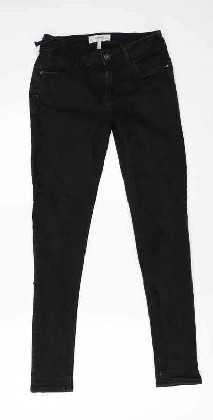 Mango Womens Black   Skinny Jeans Size 36 L27.5 in