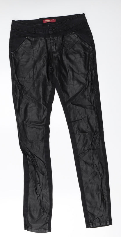 Freesia Womens Black   Skinny Jeans Size S L29 in