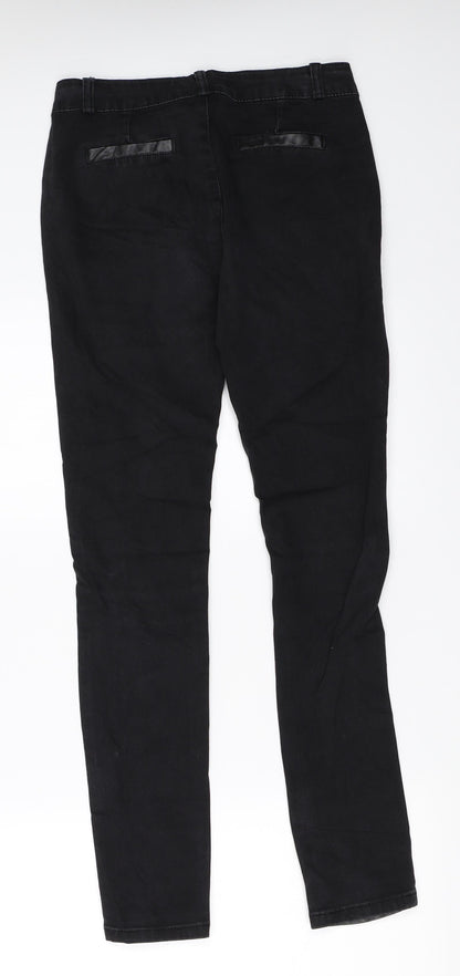 Freesia Womens Black   Skinny Jeans Size S L29 in