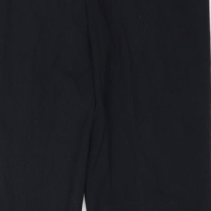 Womens UK Size 31 in Preworn Regular Fit  Black Trousers