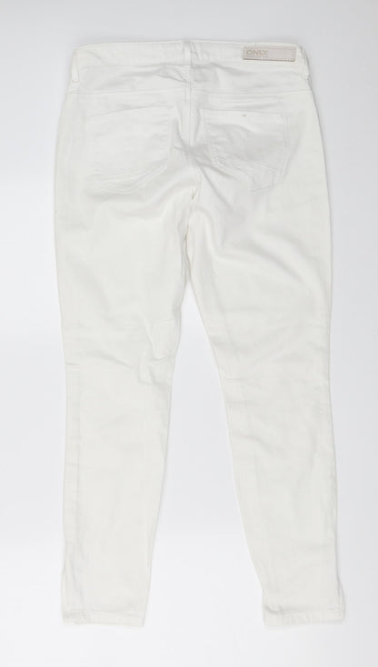 Only Womens White   Skinny Jeans Size 29 in L26 in