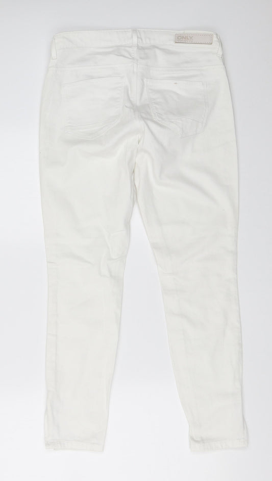 Only Womens White   Skinny Jeans Size 29 in L26 in