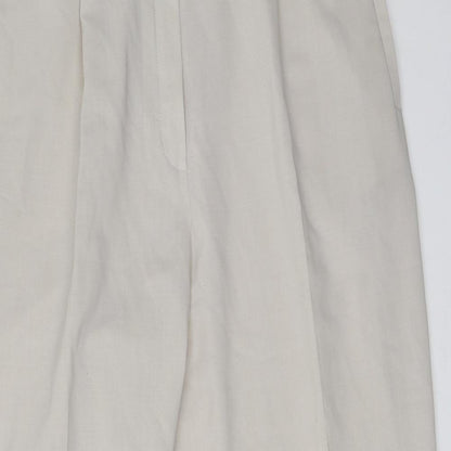 Womens UK Size 38 in Preworn Regular Fit  Beige Trousers