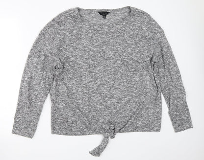 Womens UK Size 16 Dorothy Perkins Grey Pullover Jumper