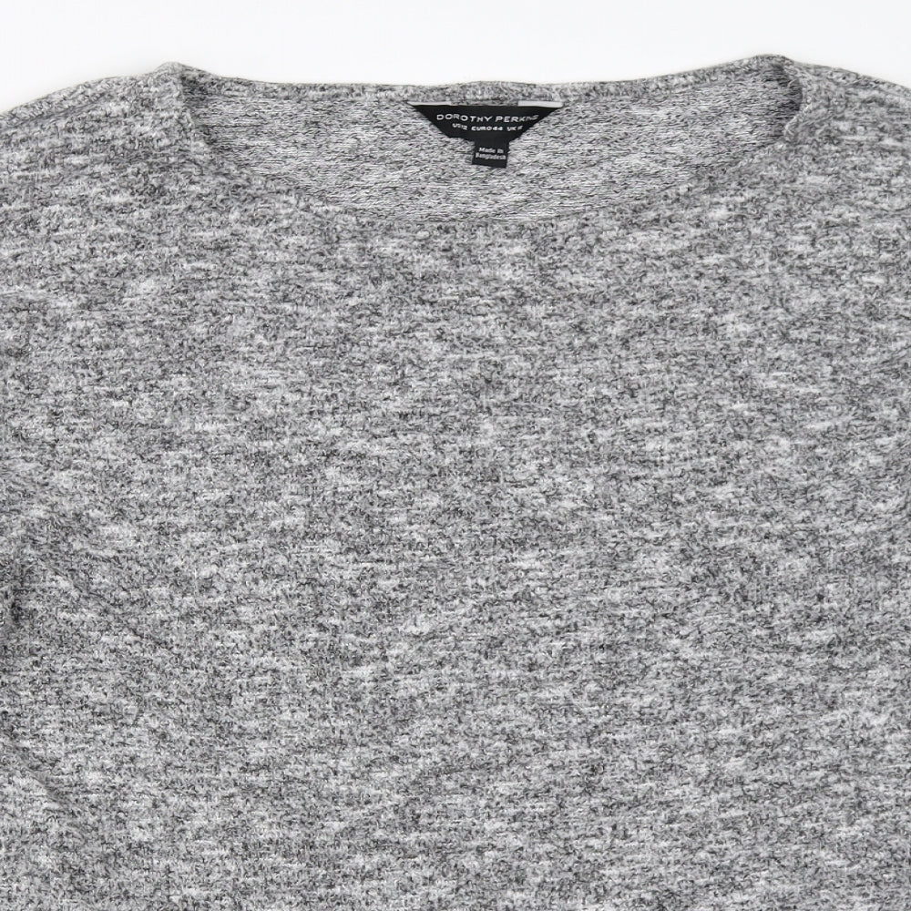 Womens UK Size 16 Dorothy Perkins Grey Pullover Jumper