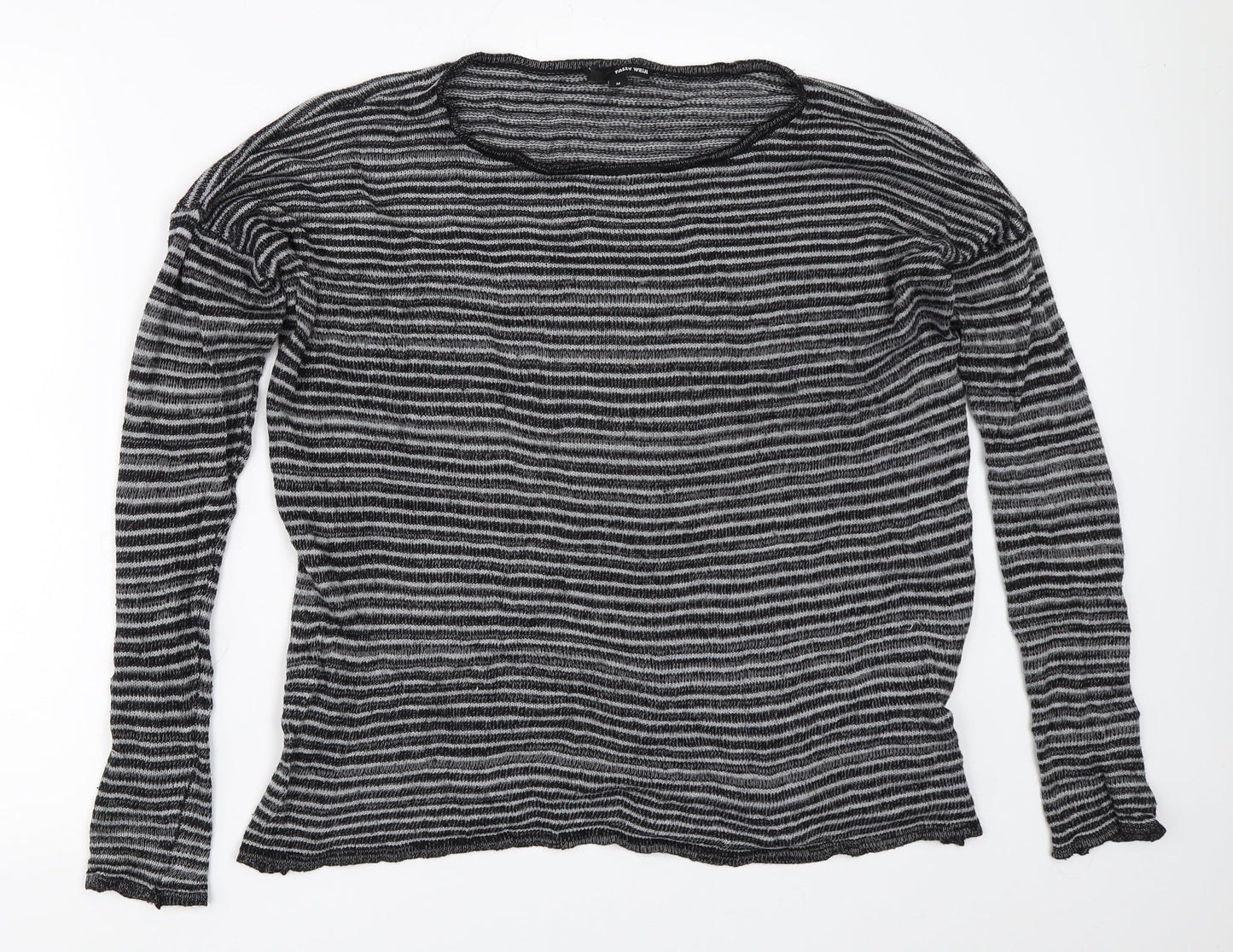 Womens UK Size M TALLY WEiJL Grey Pullover Jumper
