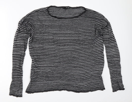 Womens UK Size M TALLY WEiJL Grey Pullover Jumper