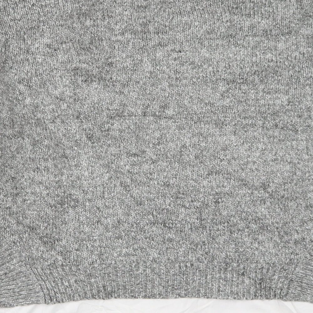 Womens UK Size S New Look Grey Pullover Jumper