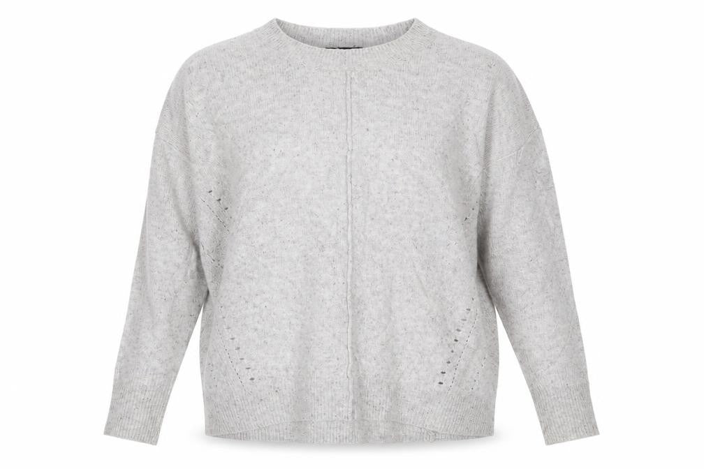 Womens UK Size 8 Topshop Grey Pullover Jumper
