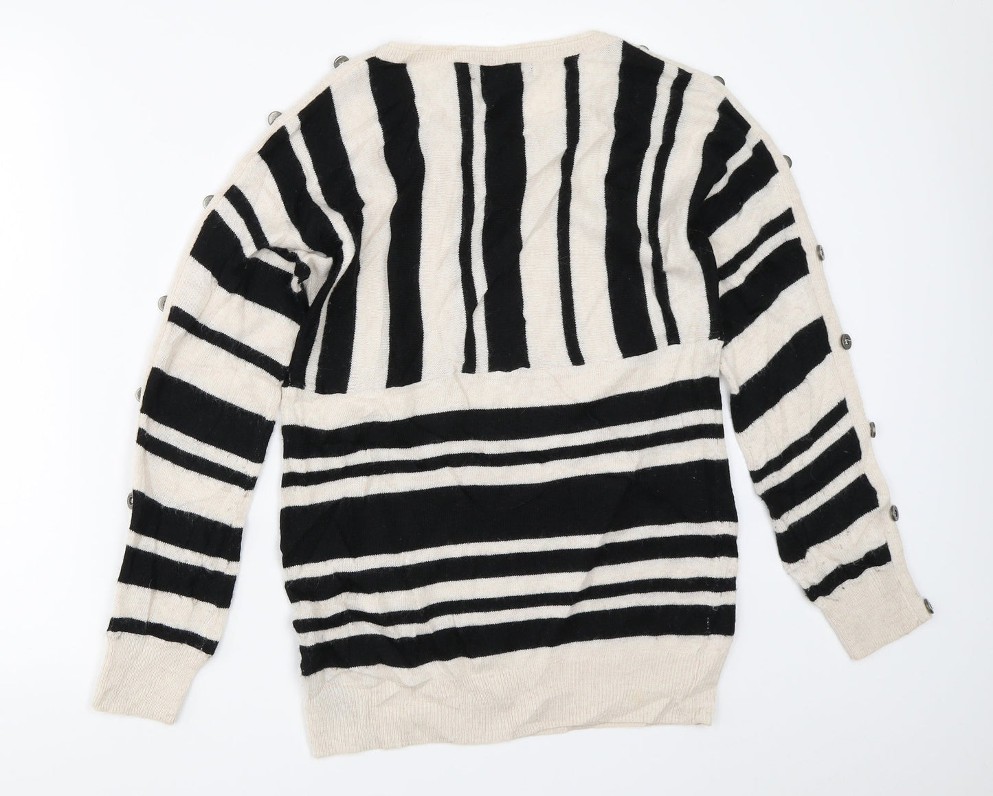Womens UK Size 8 Principles Beige Pullover Jumper