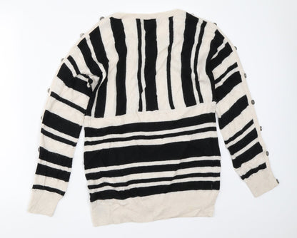Womens UK Size 8 Principles Beige Pullover Jumper