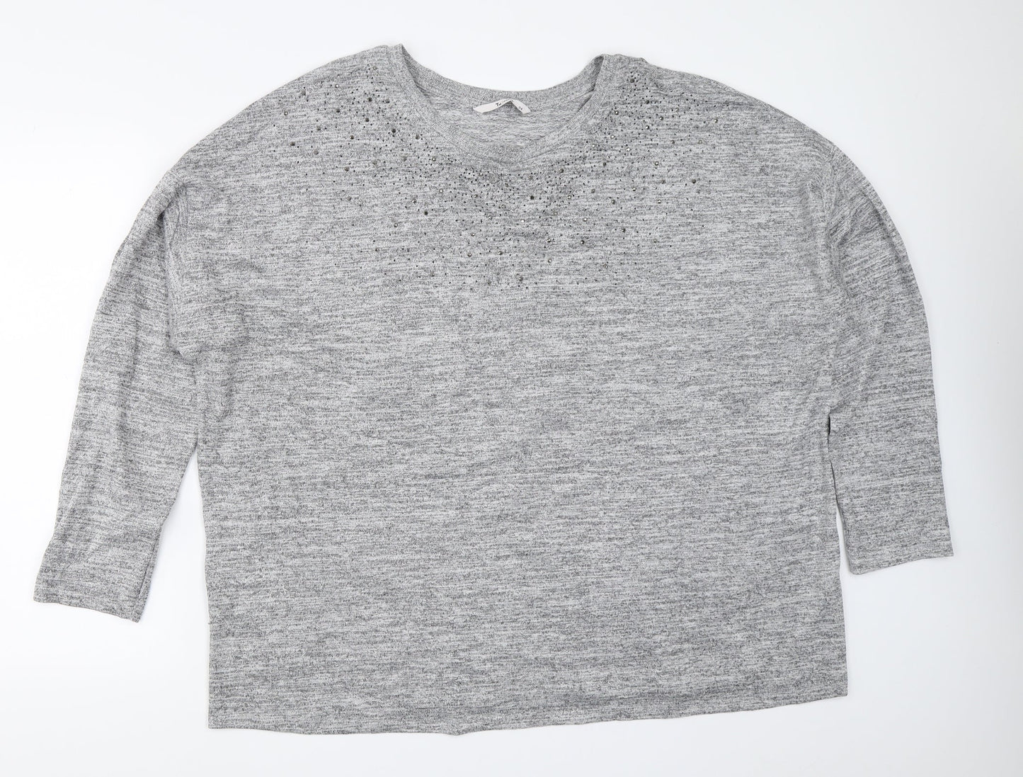 TU Womens Grey   Pullover Jumper Size 12