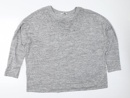 TU Womens Grey   Pullover Jumper Size 12