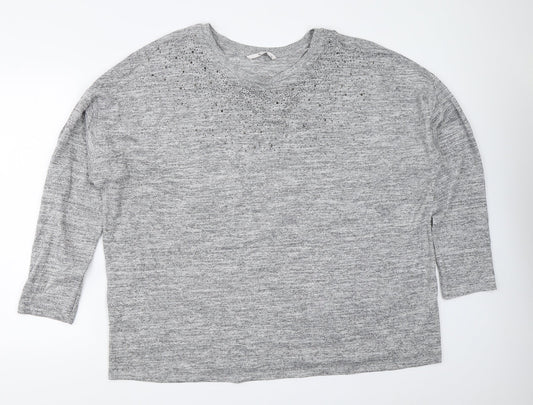 TU Womens Grey   Pullover Jumper Size 12