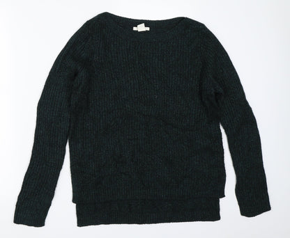 H&M Womens Green   Pullover Jumper Size S