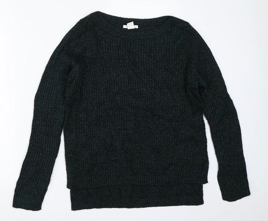 H&M Womens Green   Pullover Jumper Size S