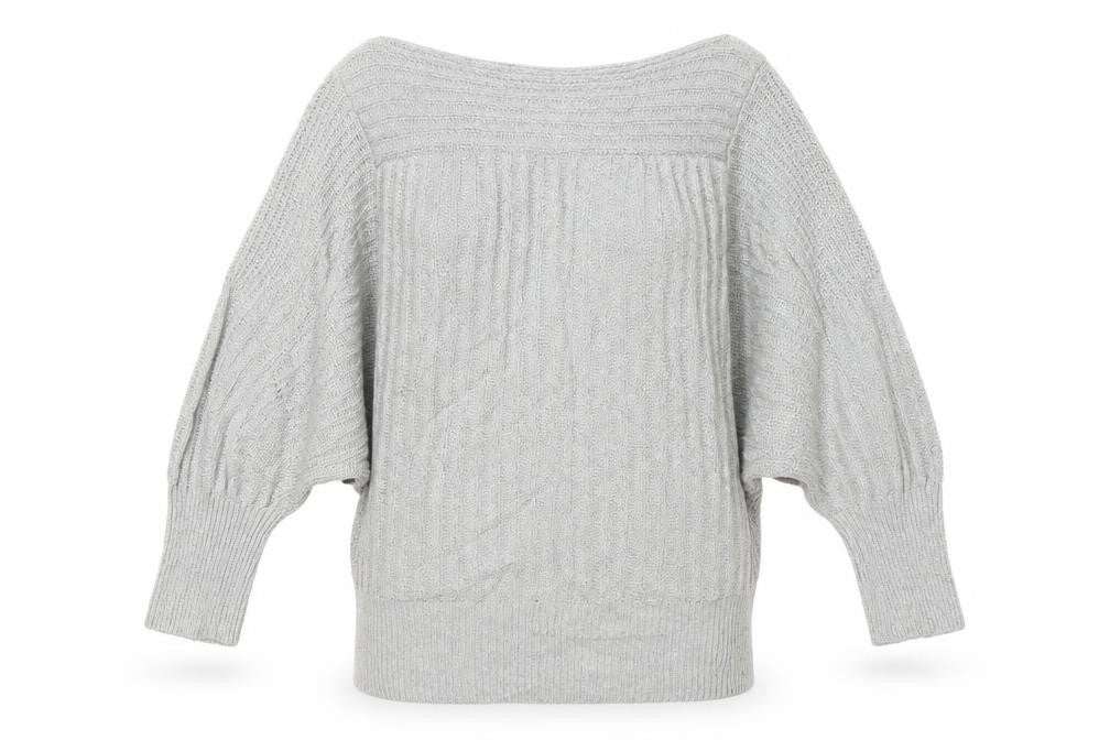Womens UK Size 10 Miss Selfridge Grey Pullover Jumper