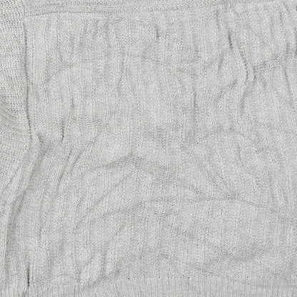 Womens UK Size 10 Miss Selfridge Grey Pullover Jumper