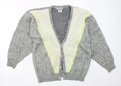 HERO Womens Grey   Cardigan Jumper Size 38