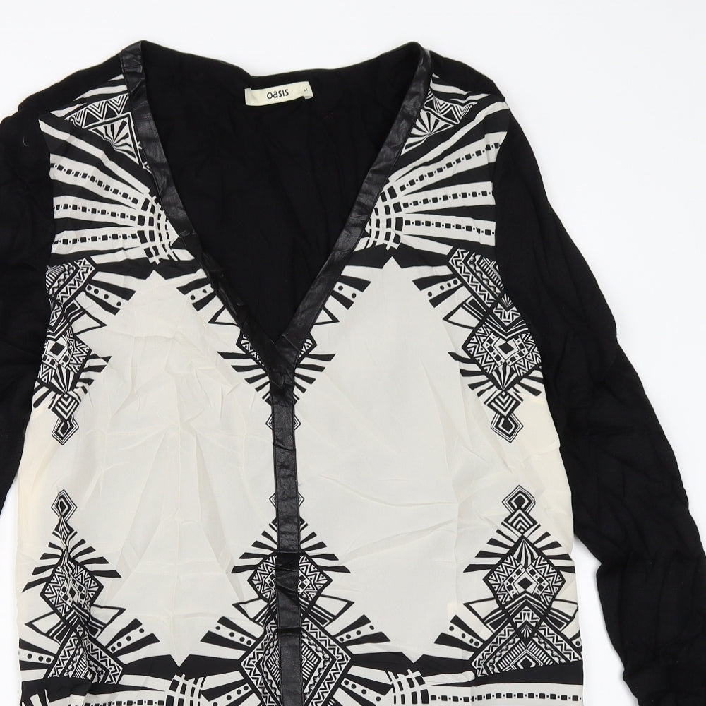 Womens UK Size M Oasis Black Pullover Jumper