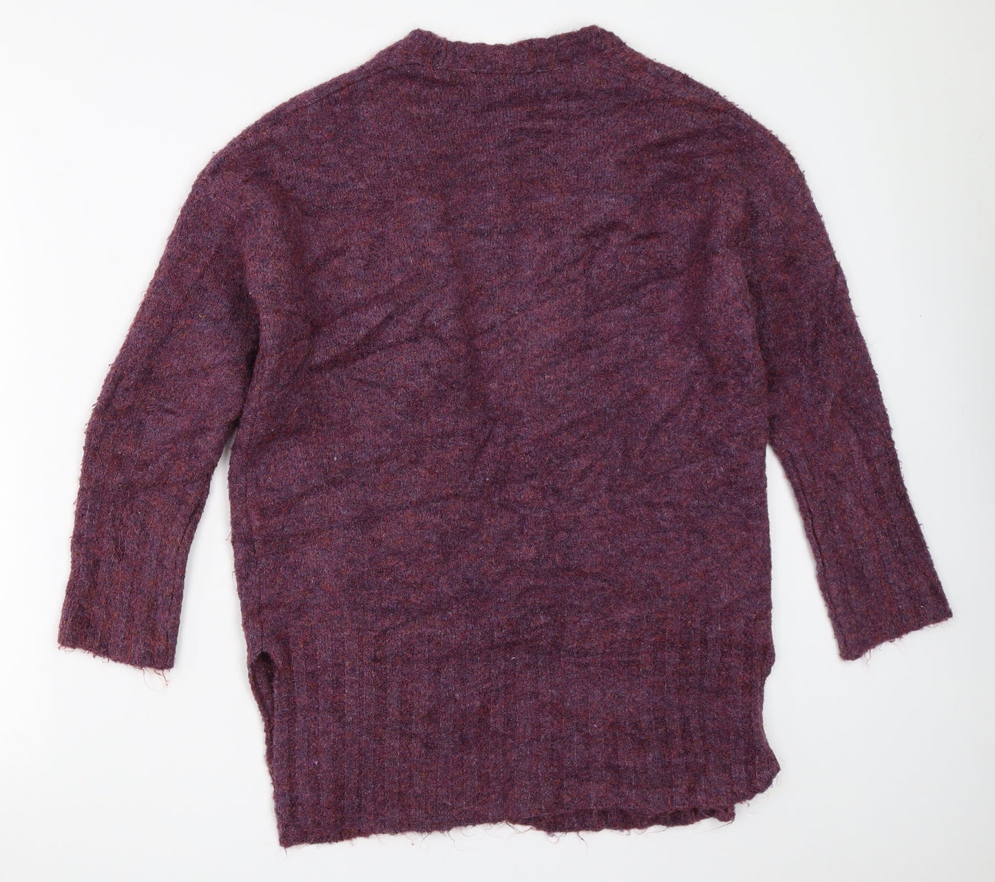 Womens UK Size S Marks and Spencer Purple Cardigan Jumper