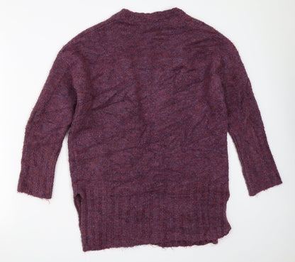 Womens UK Size S Marks and Spencer Purple Cardigan Jumper