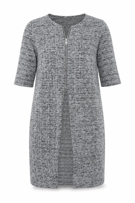 Womens UK Size S Noisy may Grey Cardigan Jumper