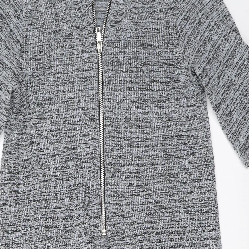 Womens UK Size S Noisy may Grey Cardigan Jumper