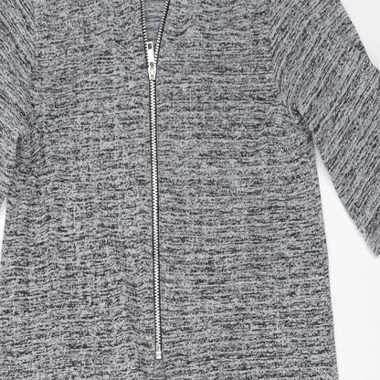 Womens UK Size S Noisy may Grey Cardigan Jumper