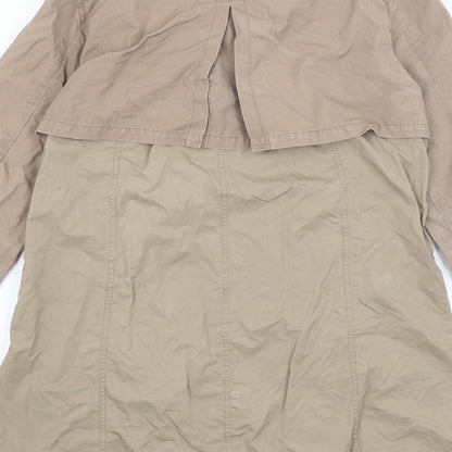 Womens UK Size 8 Gap Brown Overcoat