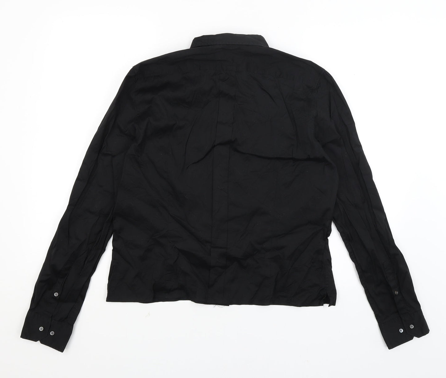 Country Roads Womens Black   Basic Button-Up Size XL