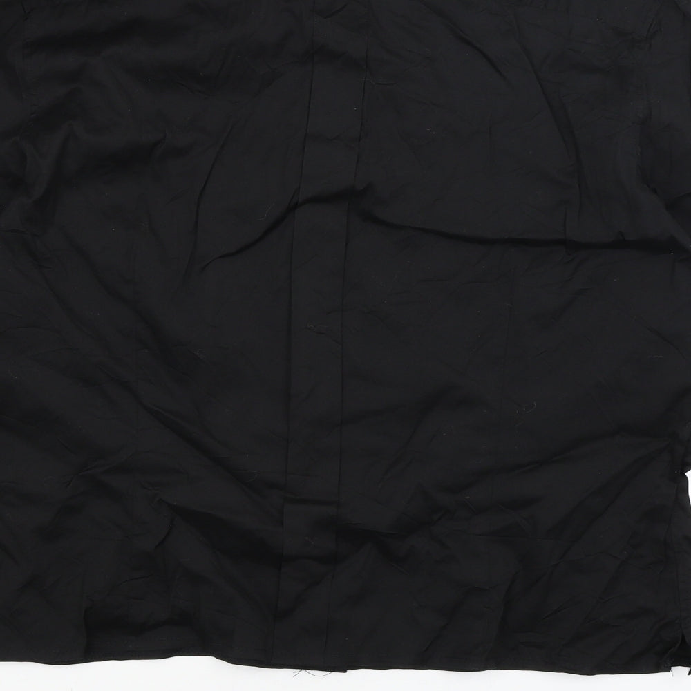 Country Roads Womens Black   Basic Button-Up Size XL