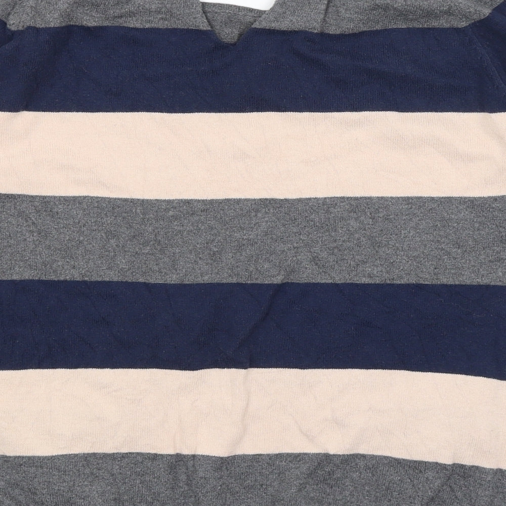 Womens UK Size S VERO MODA Grey Basic T-Shirt